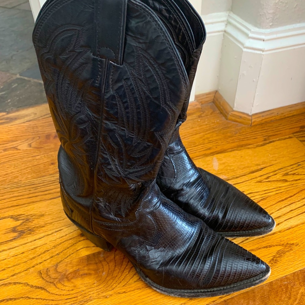 Women’s Justin Lizard Skin Boots size 8B